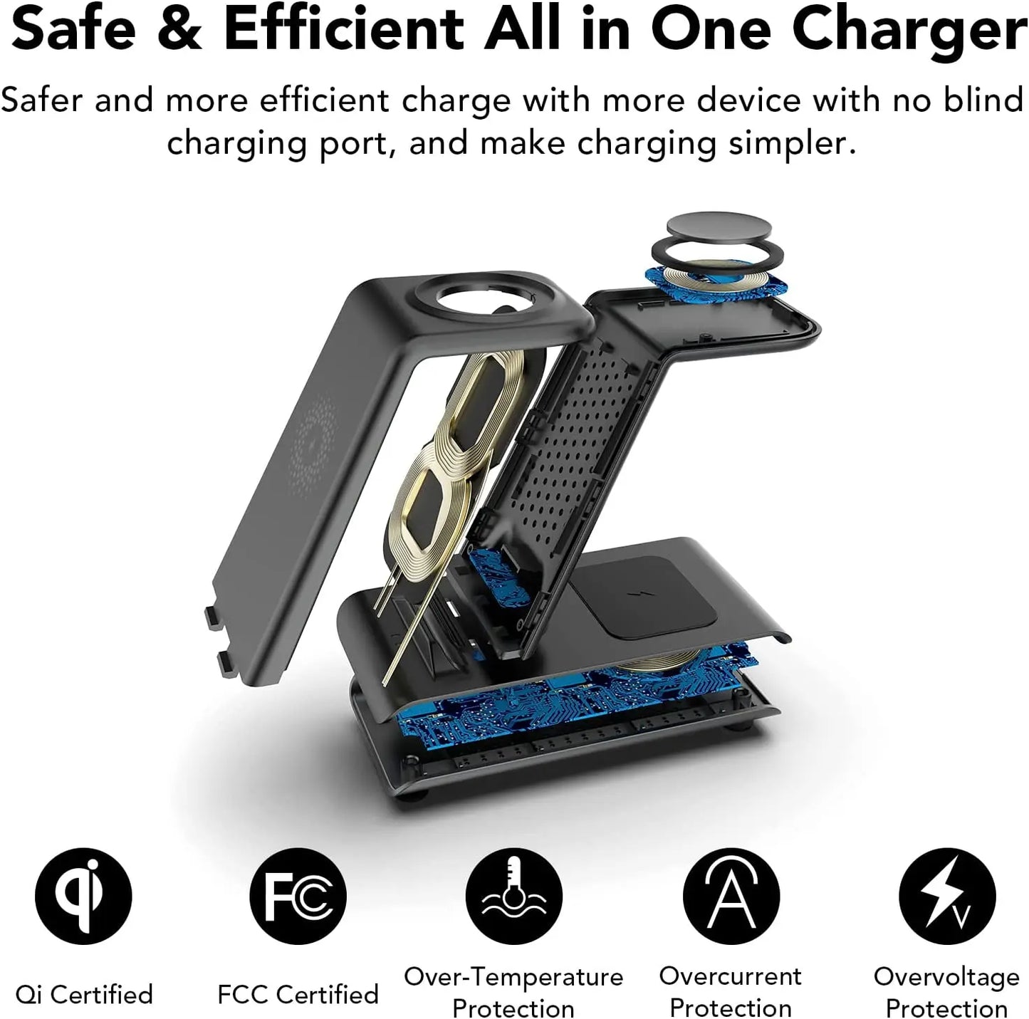3 IN 1 WIRELESS CHARGER FOR GOOGLE PIXEL ECOSYSTEM