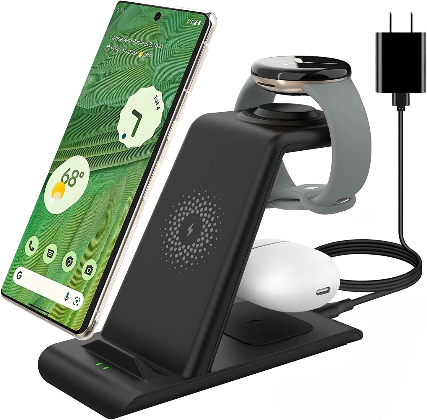 3 IN 1 WIRELESS CHARGER FOR GOOGLE PIXEL ECOSYSTEM