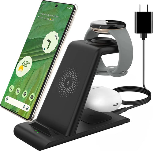 3 IN 1 WIRELESS CHARGER FOR GOOGLE PIXEL ECOSYSTEM