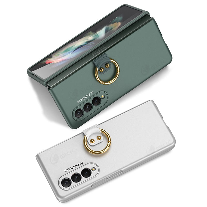 Case Frame With Tempered Glass For Samsung Galaxy Z Fold