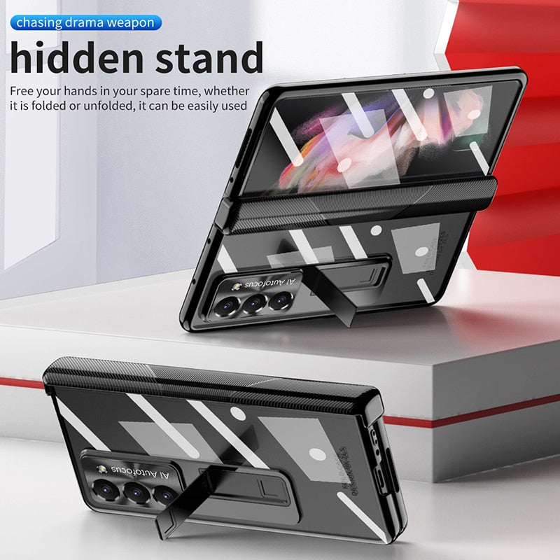 Magnetic Case With S Pen Holder Cover For Samsung Fold 5
