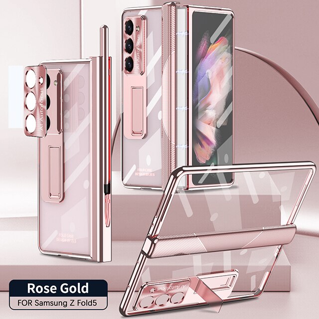 Magnetic Case With S Pen Holder Cover For Samsung Fold 5