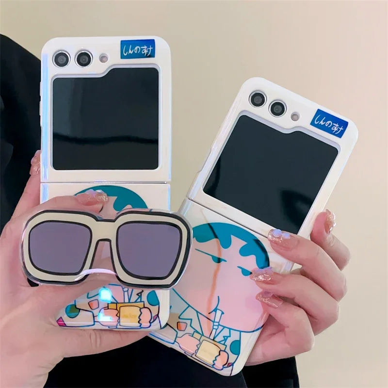 Noharas Shinnosukes Sunglasses Holder Case for Samsung Galaxy Z Flip Series