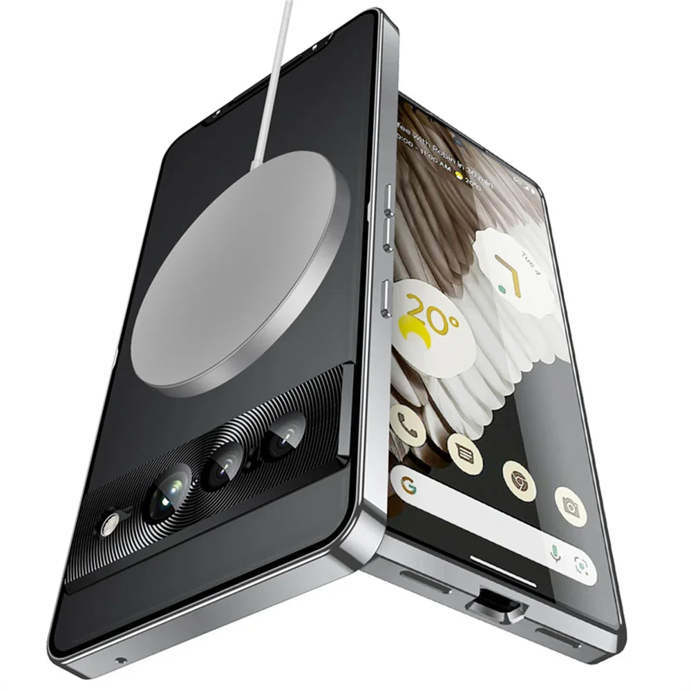Shockproof MagSafe Metal Armor Case for Google Pixel 7/8 Series