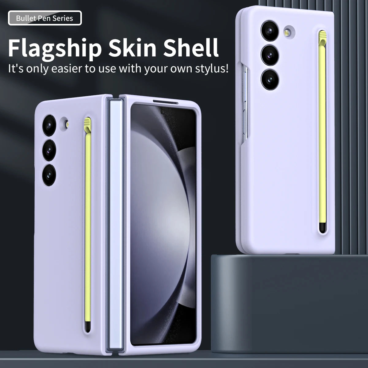 Case with Touch Pen With Tempered Film For Samsung Galaxy Z Fold 5
