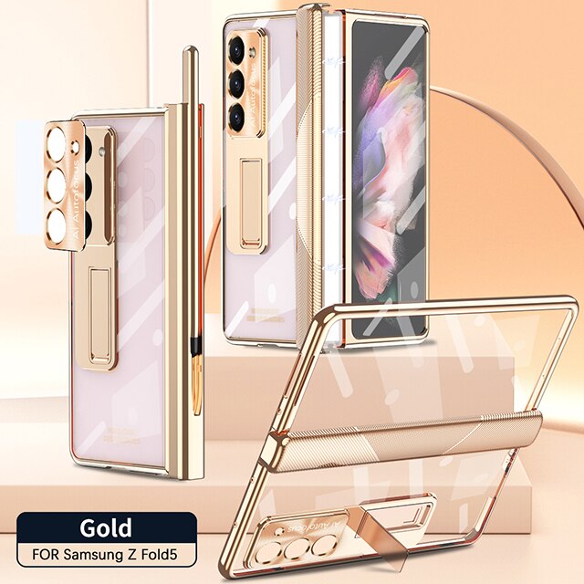 Magnetic Case With S Pen Holder Cover For Samsung Fold 5