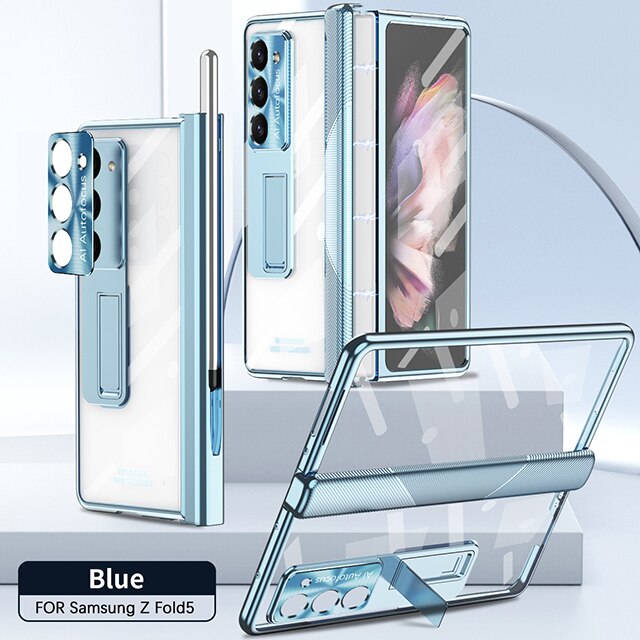 Magnetic Case With S Pen Holder Cover For Samsung Fold 5