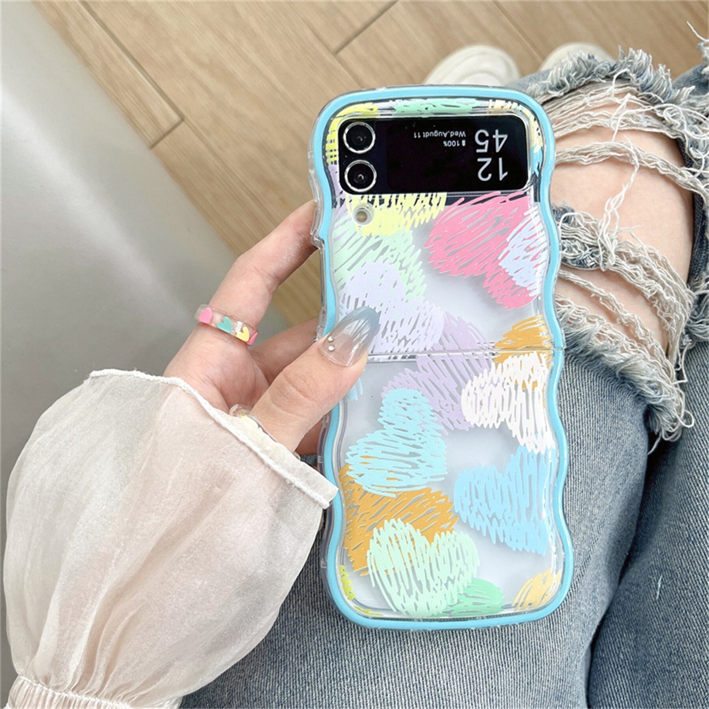 Cute Korean Case for Samsung Galaxy Z Flip