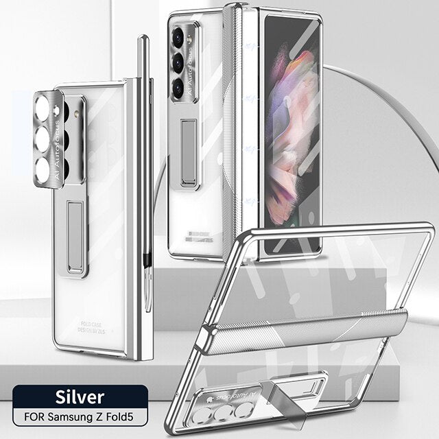 Magnetic Case With S Pen Holder Cover For Samsung Fold 5