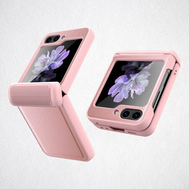 Leather Shockproof Cover For Samsung Galaxy Z Flip 5