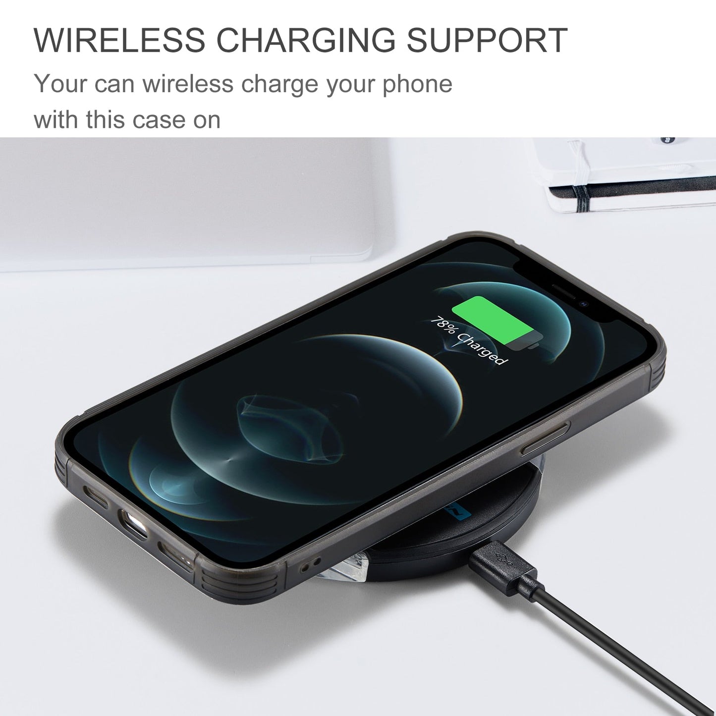 Magnetic Leather Wallet iPhone Mini Case