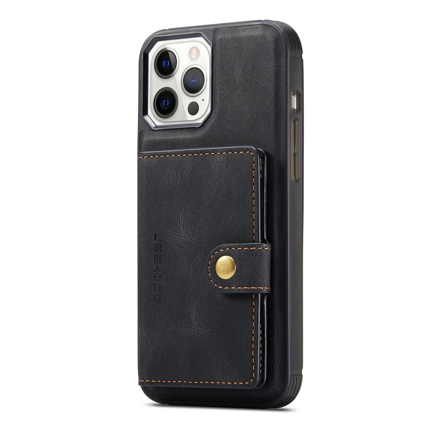 Magnetic Leather Wallet iPhone Mini Case