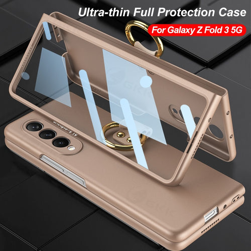 Case Frame With Tempered Glass For Samsung Galaxy Z Fold