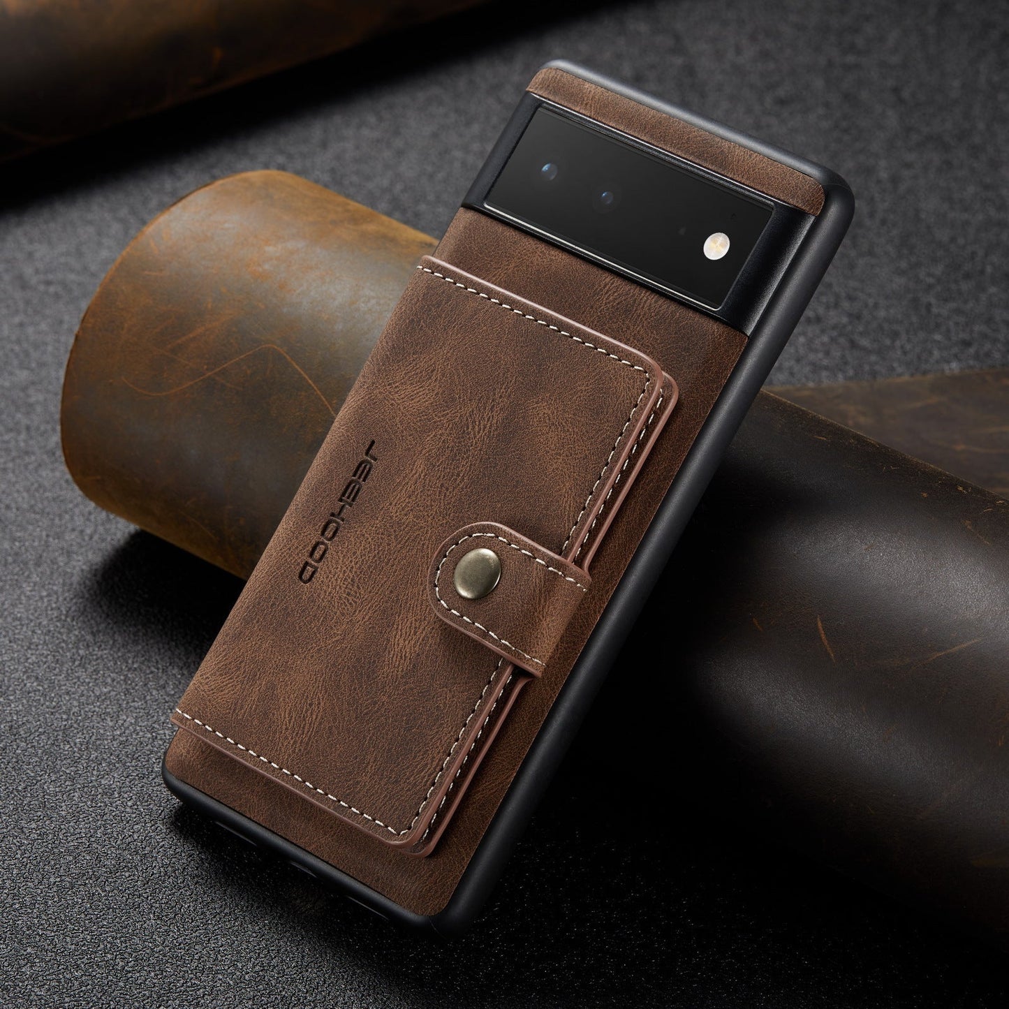 2 in 1 Magnetic Wallet Case For Google Pixel