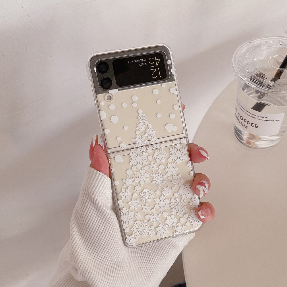 Cute Cartoon Christmas Case for Samsung Galaxy Z Flip 4 & 3