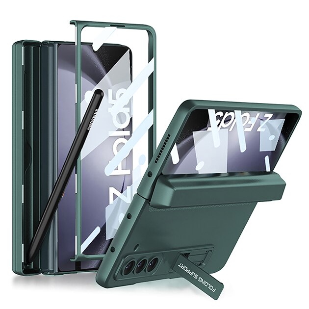 Shockproof Matte Case with Pen Holder For Samsung Galaxy Z Fold 5