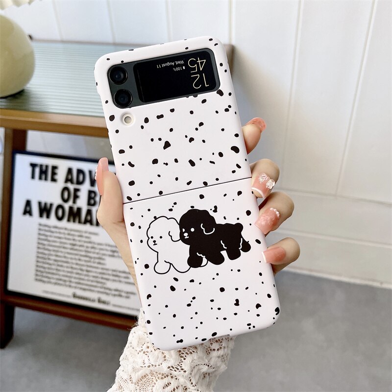 Cute Dog Phone Case For Samsung Galaxy Z Flip3 & 4