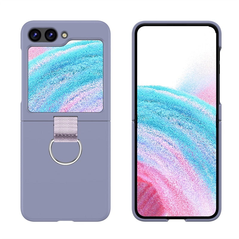 Foldable Ring Buckle Holder Case for Samsung Galaxy Z Flip 5