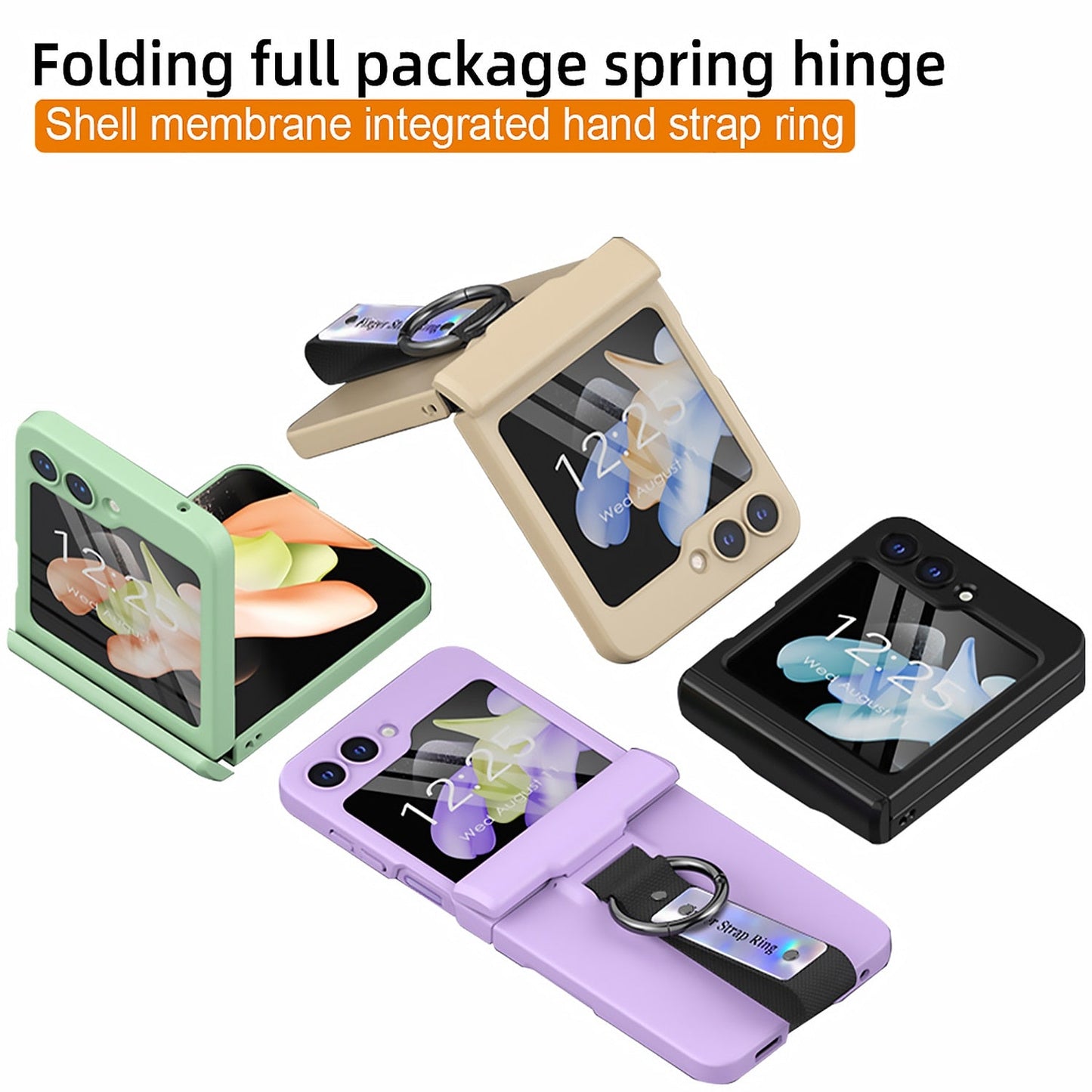 Matte Case with Strap For Samsung Galaxy Z Flip 5