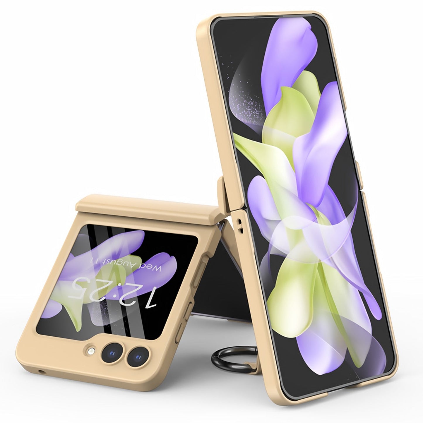 Matte Case With Ring Bracket For Samsung Galaxy Z Flip 5