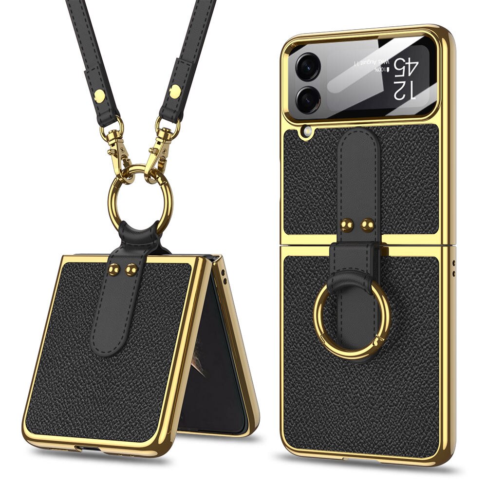 Ring Holder Case For Galaxy Z Flip 4