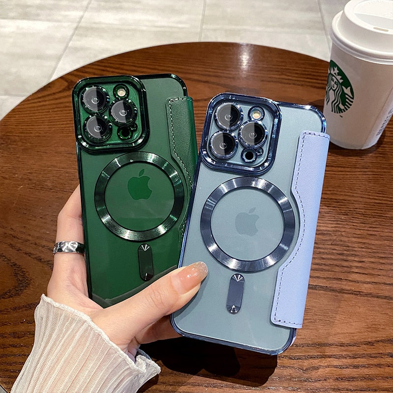 3 in 1 Wallet Magnetic iPhone Case