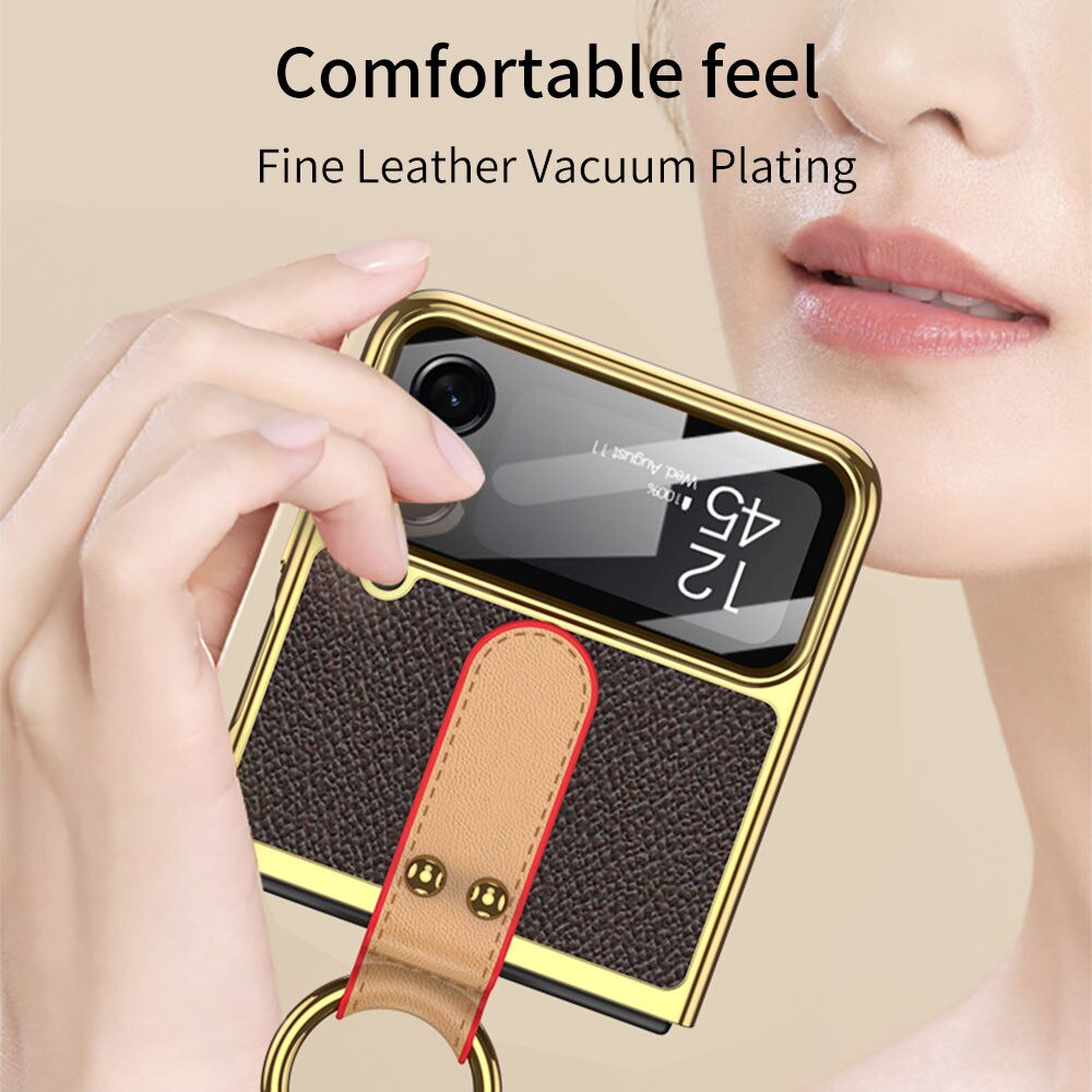 Ring Holder Case For Galaxy Z Flip 4