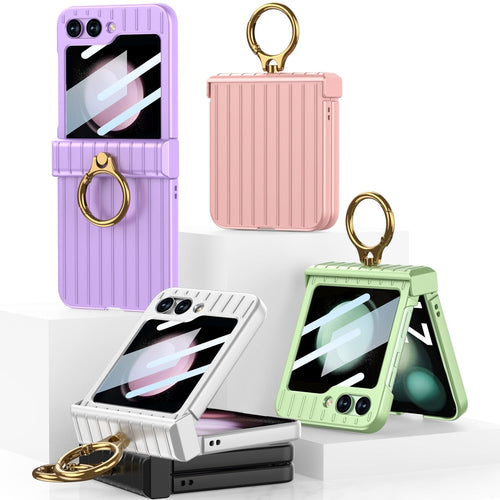 Shockproof Case With Ring Bracket For Samsung Galaxy Z Flip 5