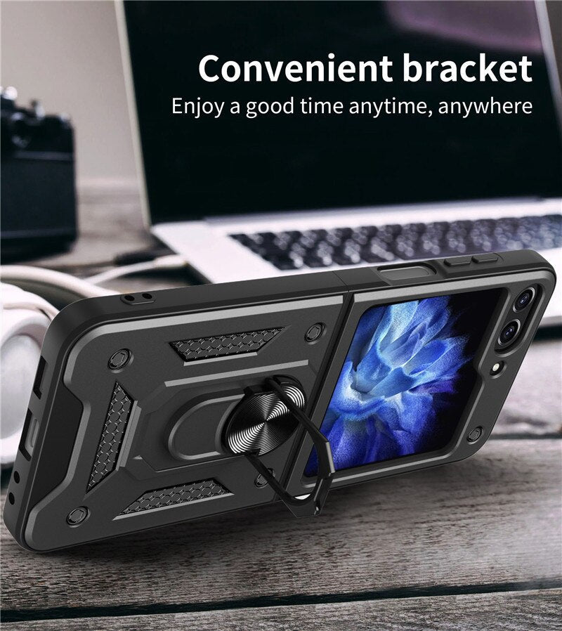 Armor Magnetic Case For Samsung Galaxy z Flip 5