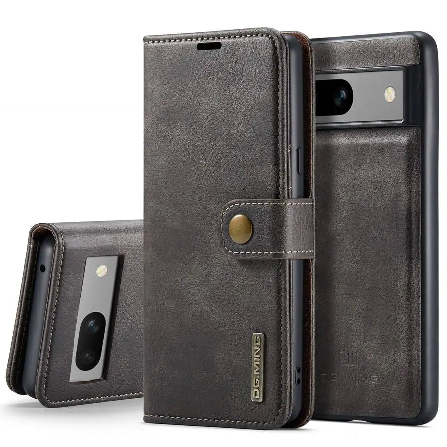 Magnetic Leather Wallet Case for Google Pixel