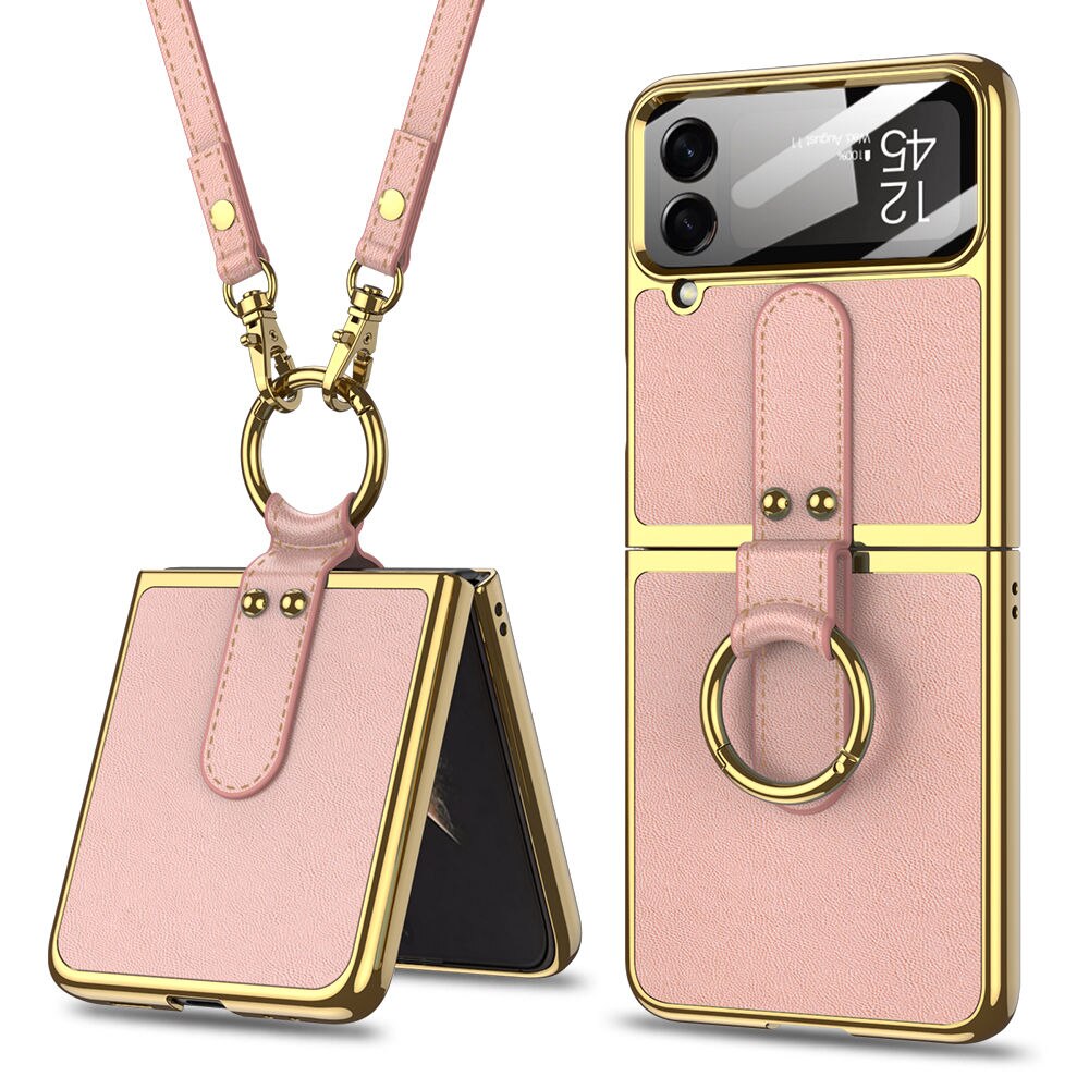 Ring Holder Case For Galaxy Z Flip 4