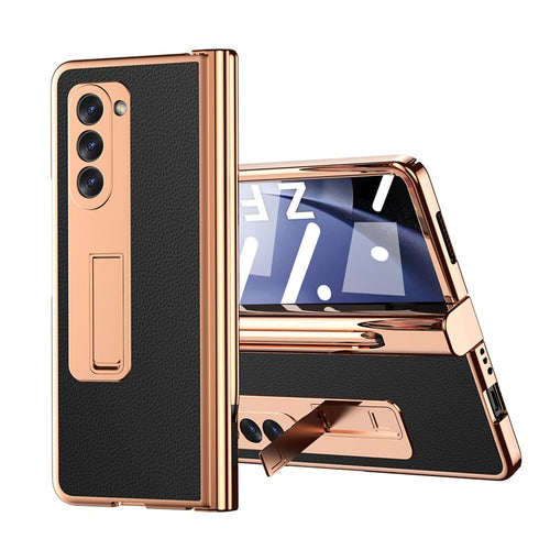 Leather Case With S Pen Holder Cover For Samsung Fold 5