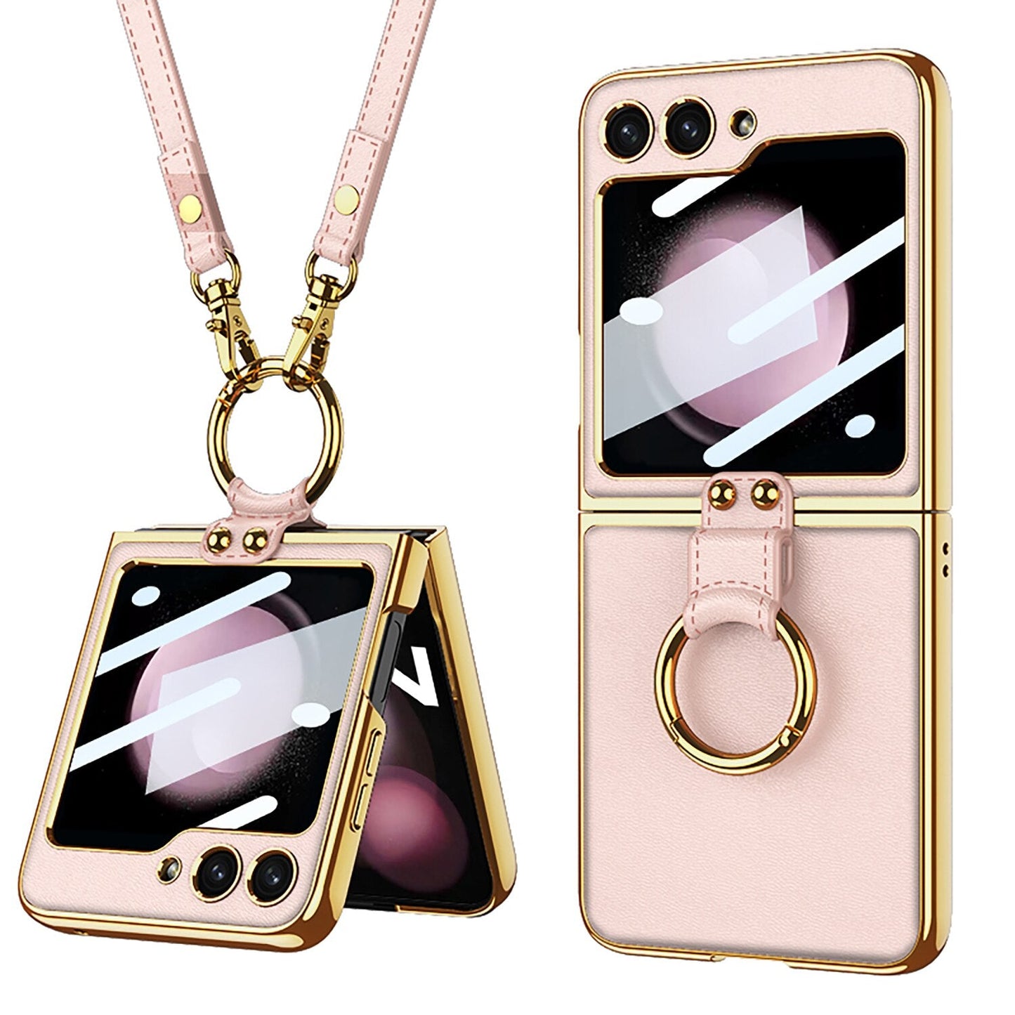 Luxury Leather Case for Samsung Galaxy Z Flip 5