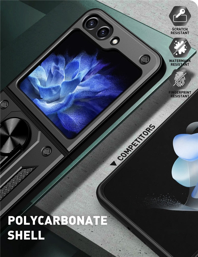Armor Magnetic Case For Samsung Galaxy z Flip 5