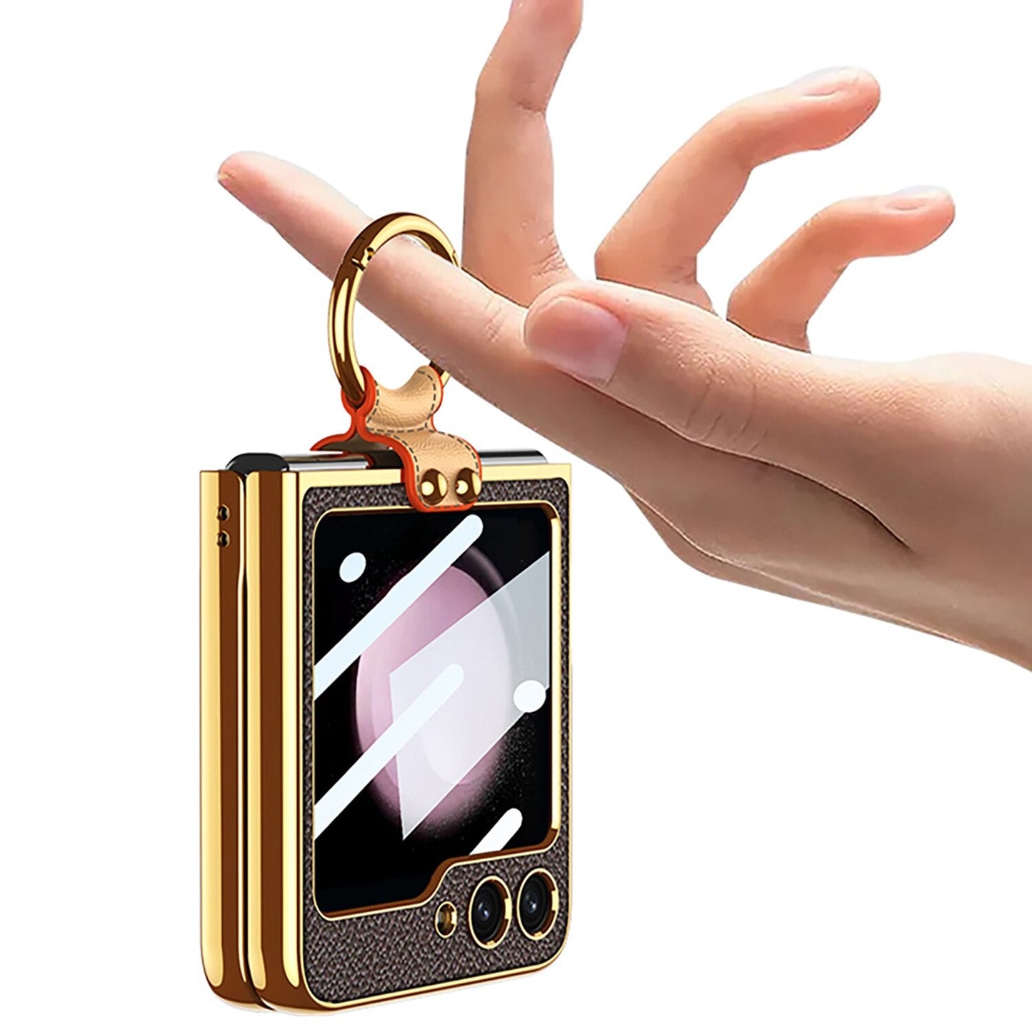 Luxury Leather Case for Samsung Galaxy Z Flip 5