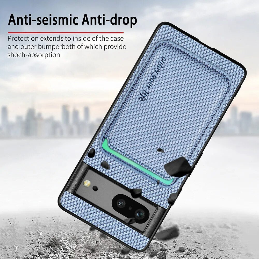 2 in 1 Wallet Leather Magnetic Case for Google Pixel 8 Series