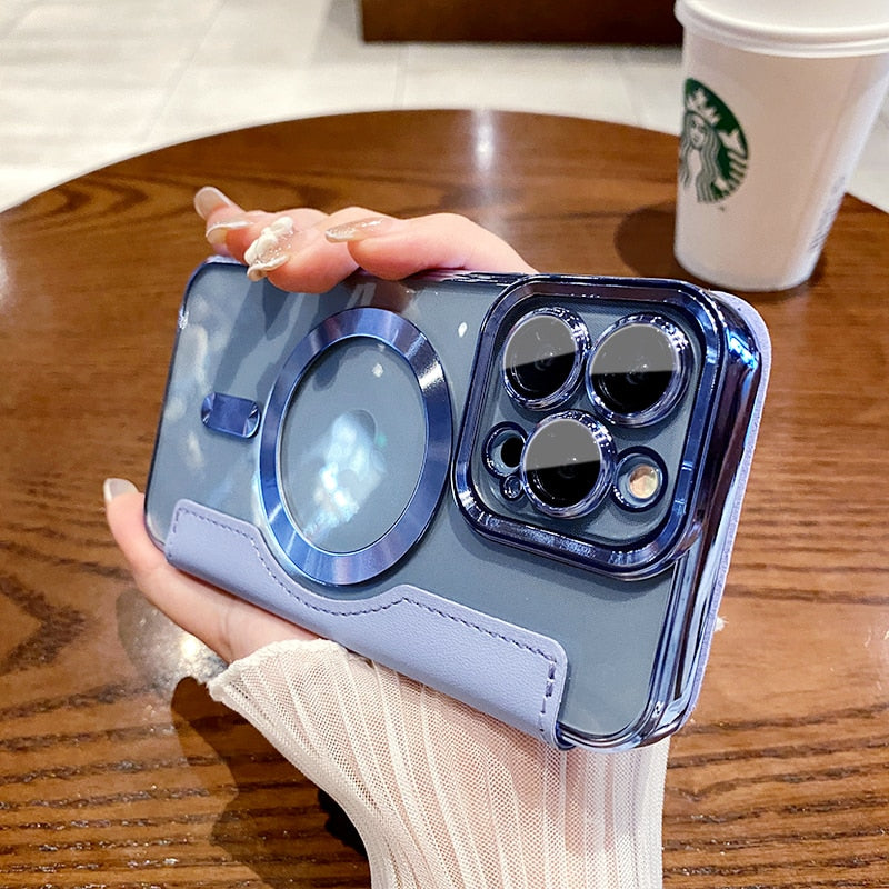 3 in 1 Wallet Magnetic iPhone Case