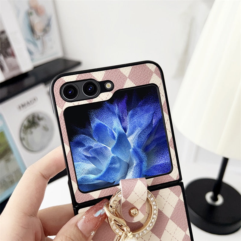 Luxury Ring Case For Samsung Galaxy Z Flip 5