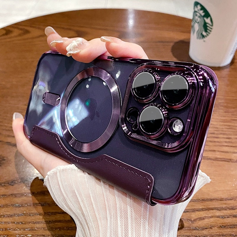 3 in 1 Wallet Magnetic iPhone Case