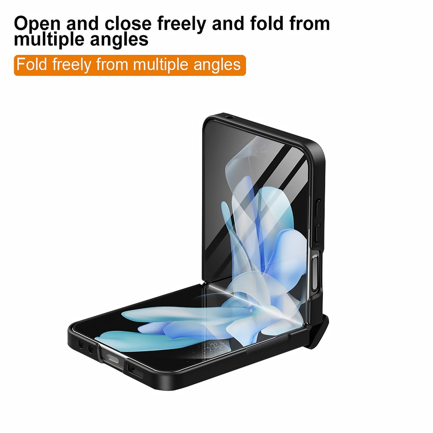 Matte Case with Strap For Samsung Galaxy Z Flip 5
