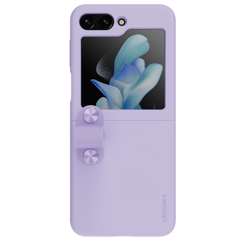 Liquid Silicone Case with Strap For Samsung Galaxy Z Flip 5