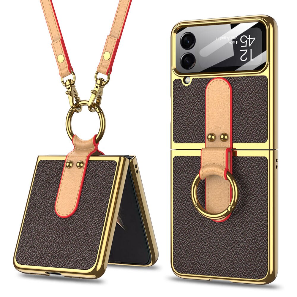 Ring Holder Case For Galaxy Z Flip 4