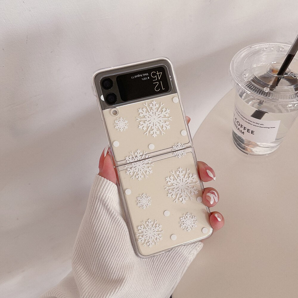 Cute Cartoon Christmas Case for Samsung Galaxy Z Flip 4 & 3