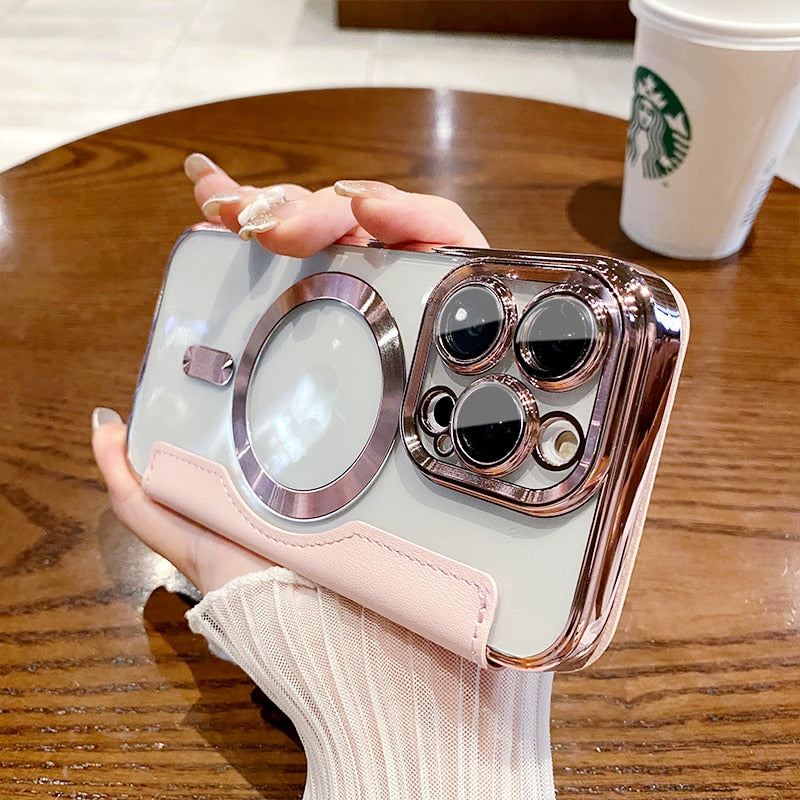 3 in 1 Wallet Magnetic iPhone Case
