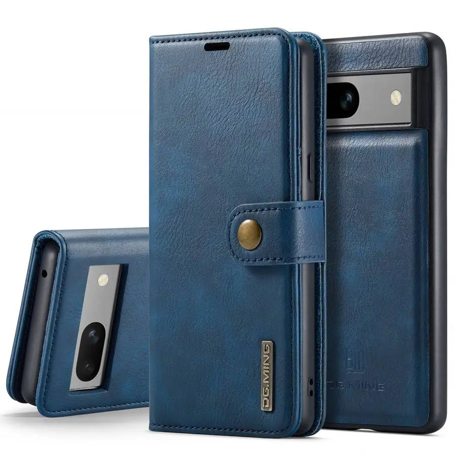 Magnetic Leather Wallet Case for Google Pixel