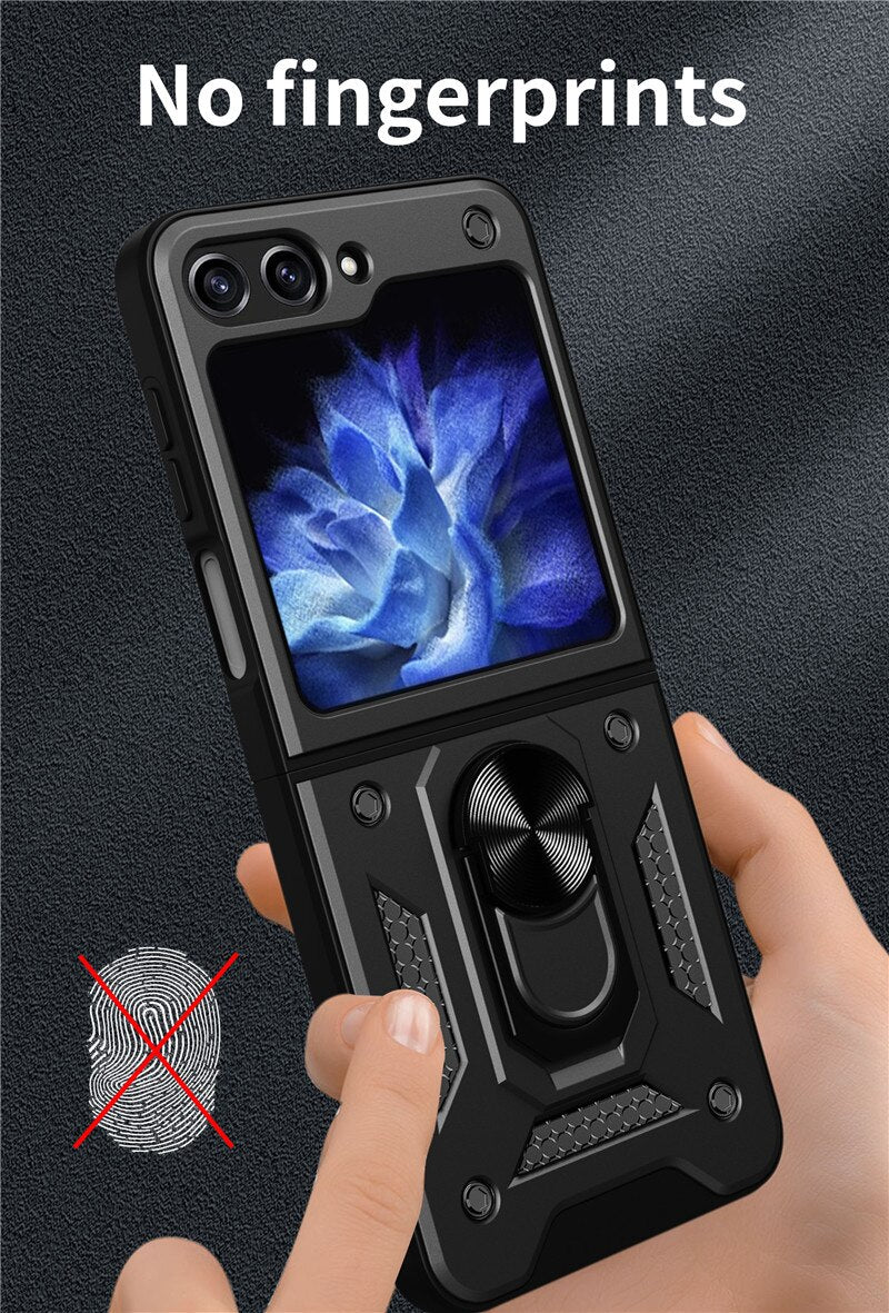 Armor Magnetic Case For Samsung Galaxy z Flip 5