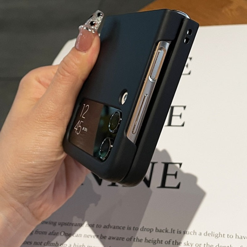 Cartoon Mechanical Dog Holder Case For Samsung Galaxy Z Flip 4 3 5G