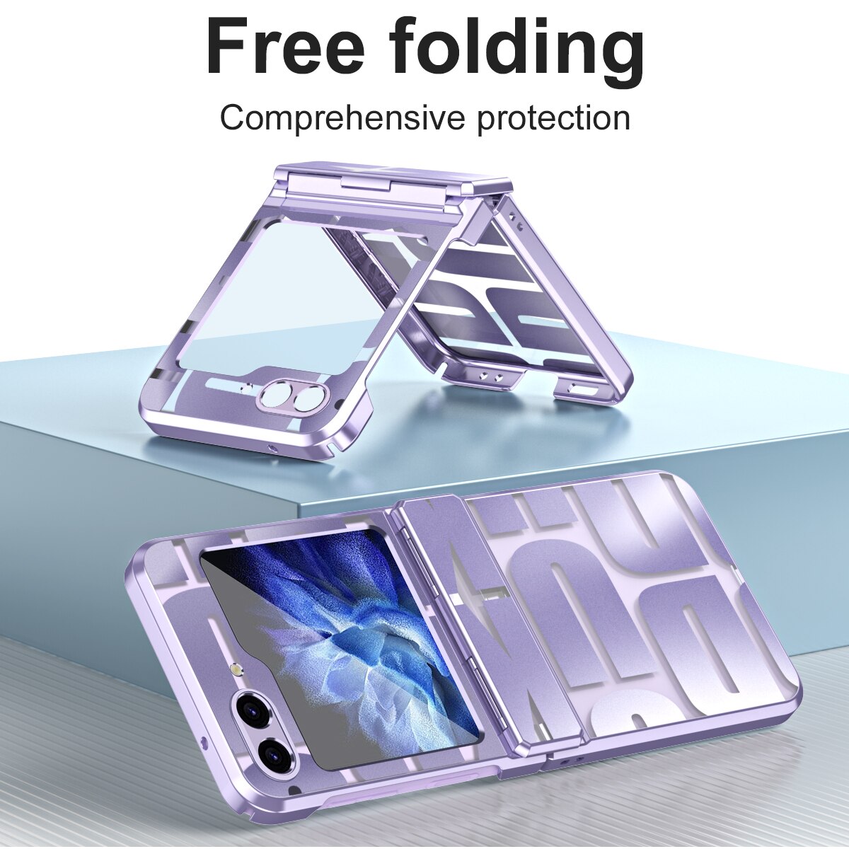 Plating Pattern Case For Samsung Galaxy Z Flip 5