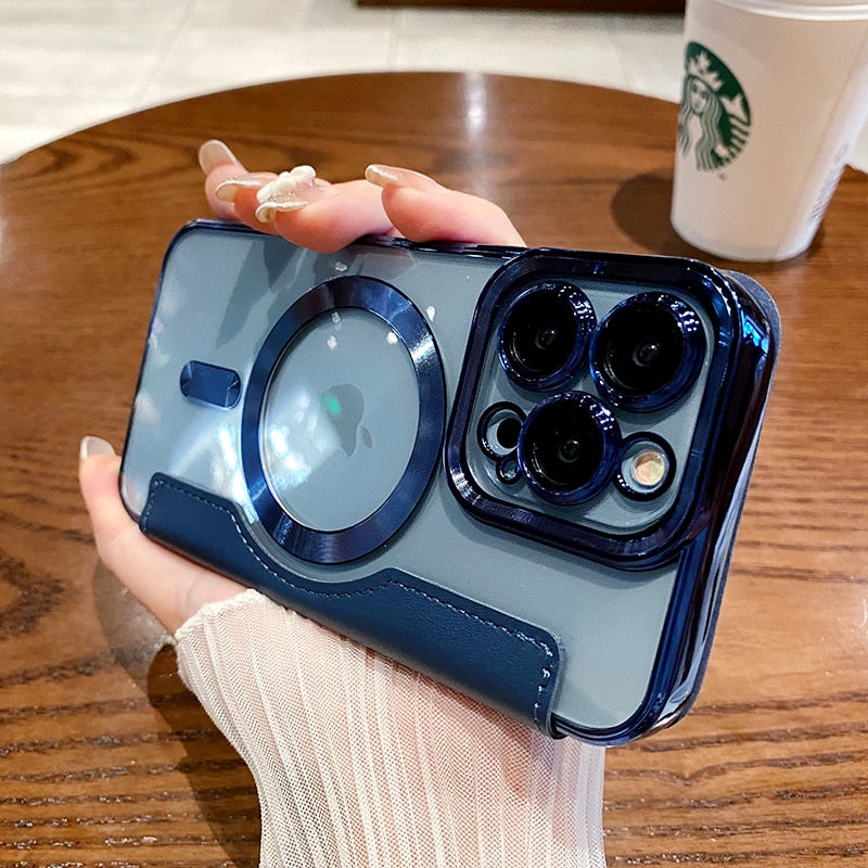 3 in 1 Wallet Magnetic iPhone Case