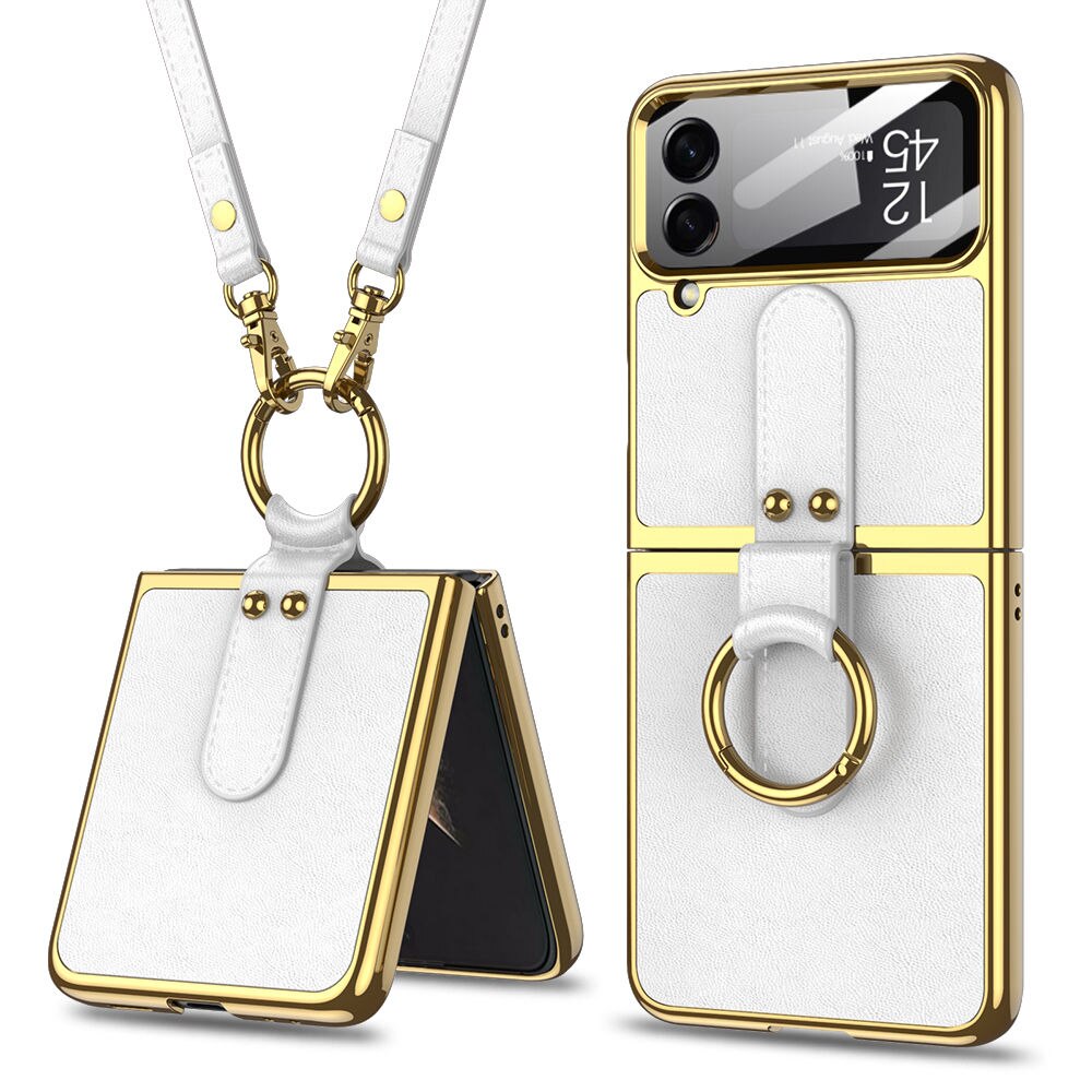 Ring Holder Case For Galaxy Z Flip 4